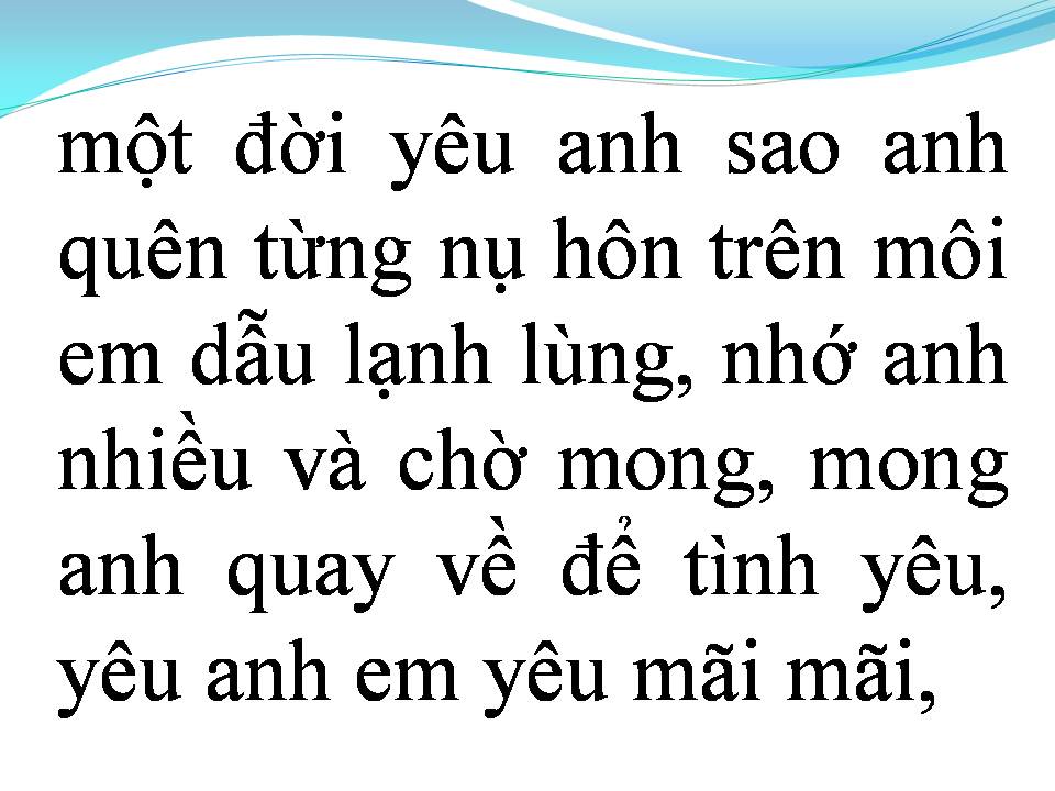 Lời bài hát HÃY THA THỨ CHO EM