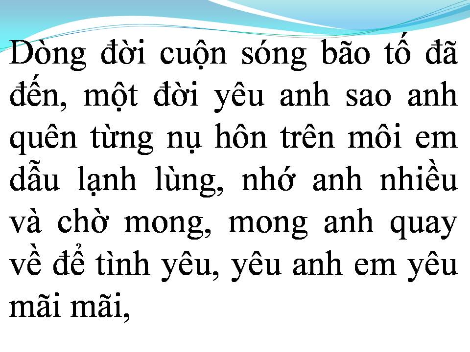 Lời bài hát HÃY THA THỨ CHO EM