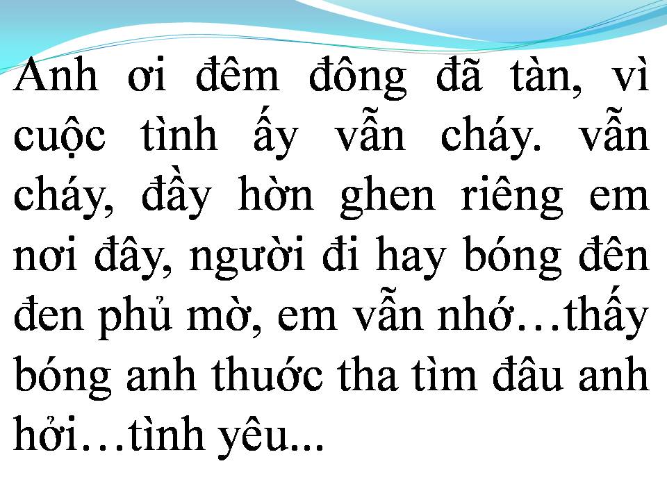 Lời bài hát HÃY THA THỨ CHO EM