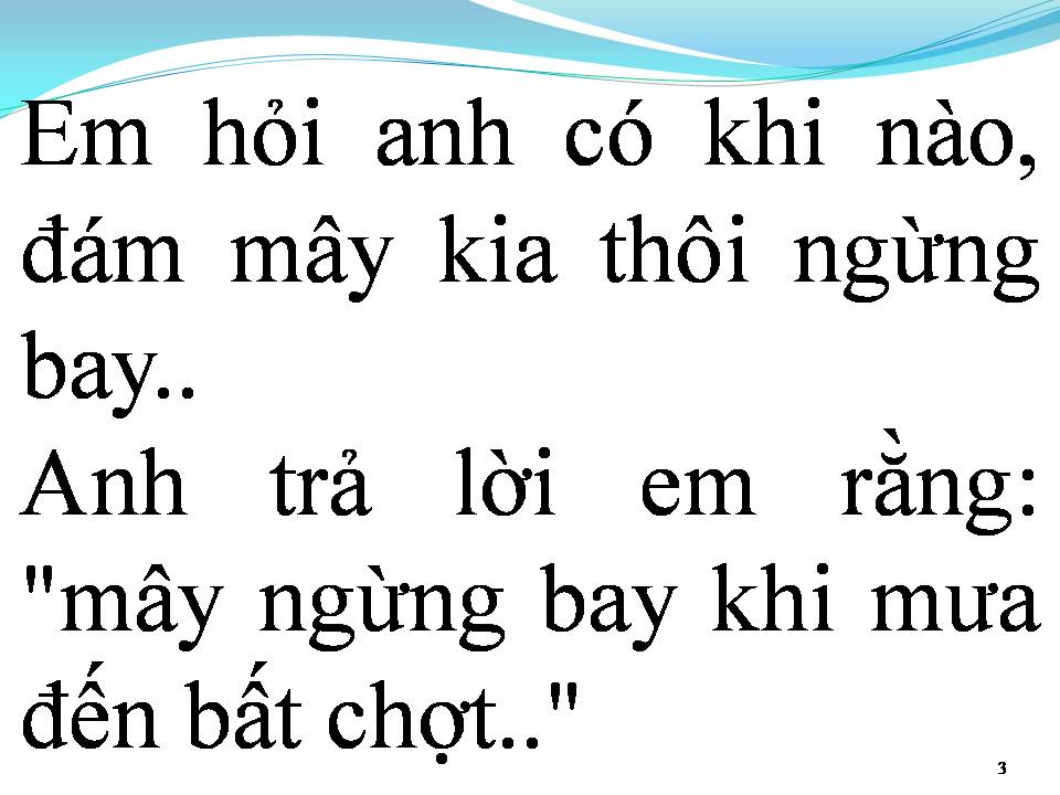Lời bài hát HÃY TRẢ LỜI EM