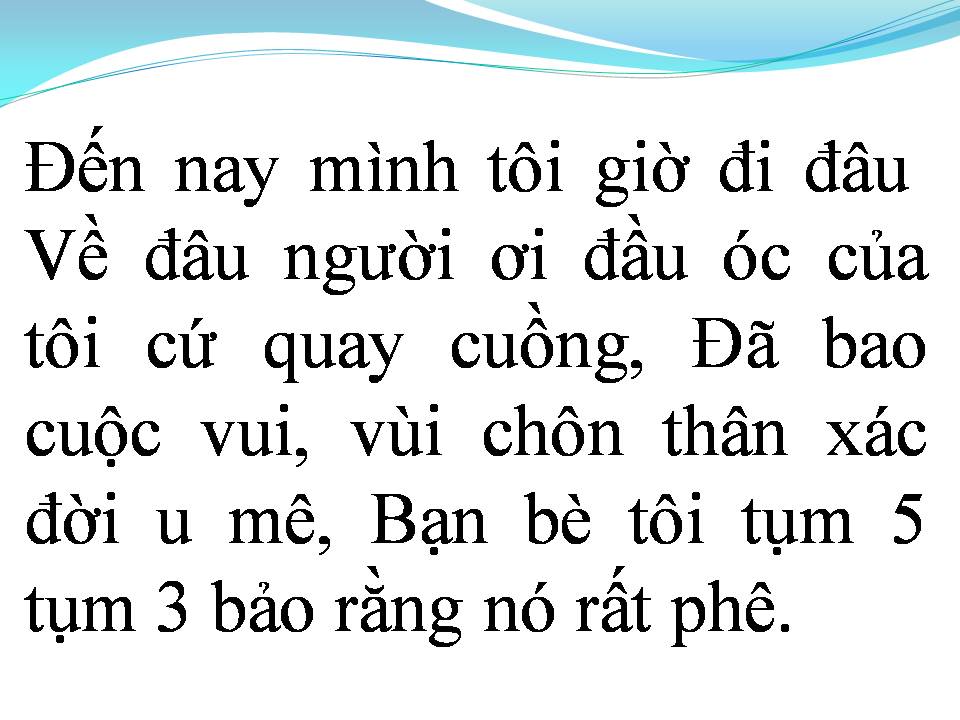 Lời bài hát LỜI XIN LỖI CỦA MỘT DÂN CHƠI
