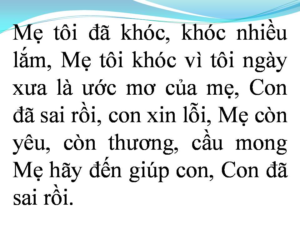 Lời bài hát LỜI XIN LỖI CỦA MỘT DÂN CHƠI