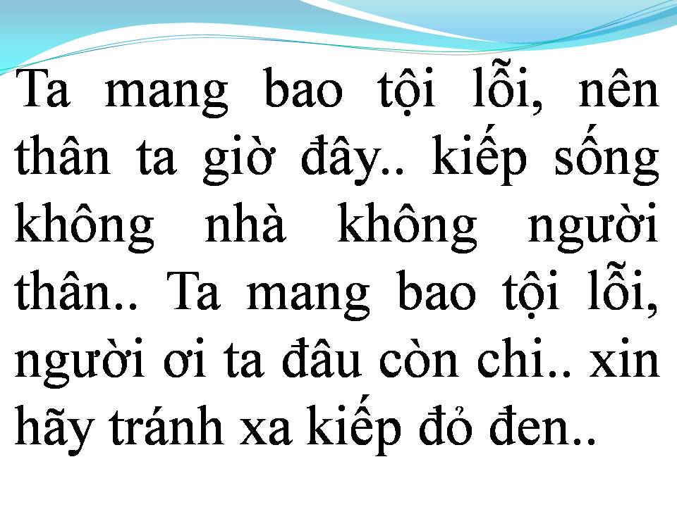Lời bài hát KIẾP ĐỎ ĐEN