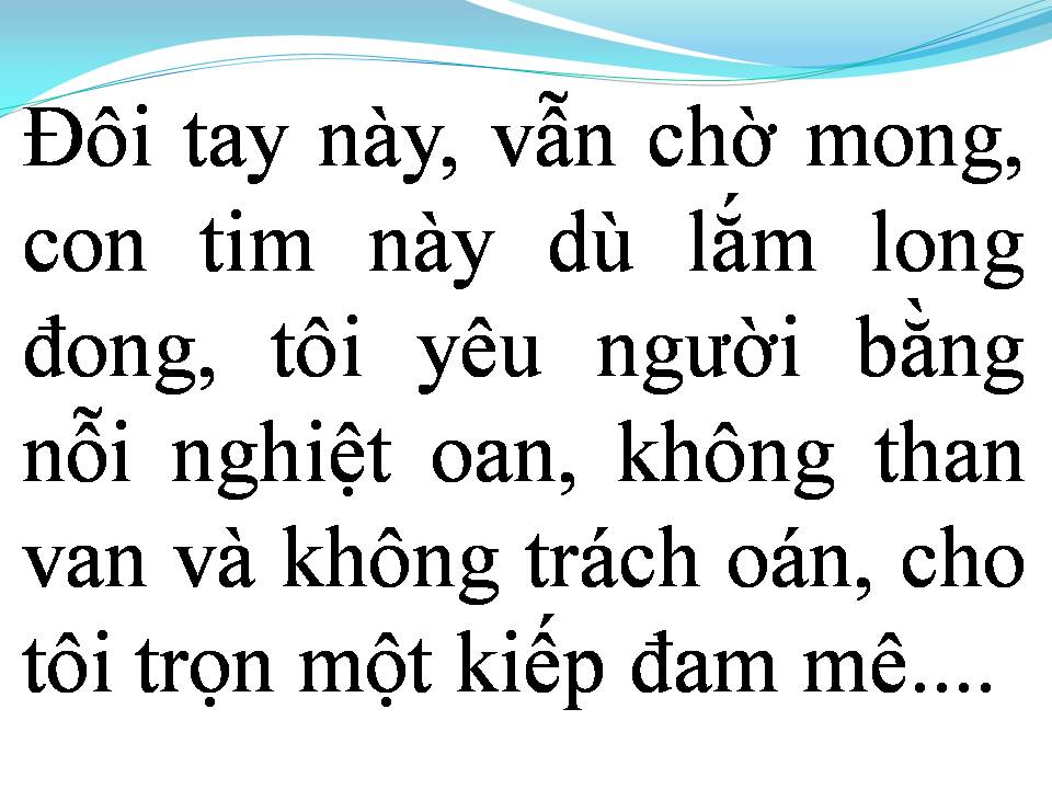 Lời bài hát KIẾP ĐAM MÊ