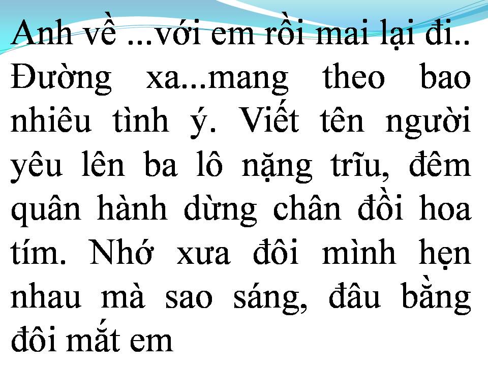 Lời bài hát KHÔNG BAO GIỜ NGĂN CÁCH