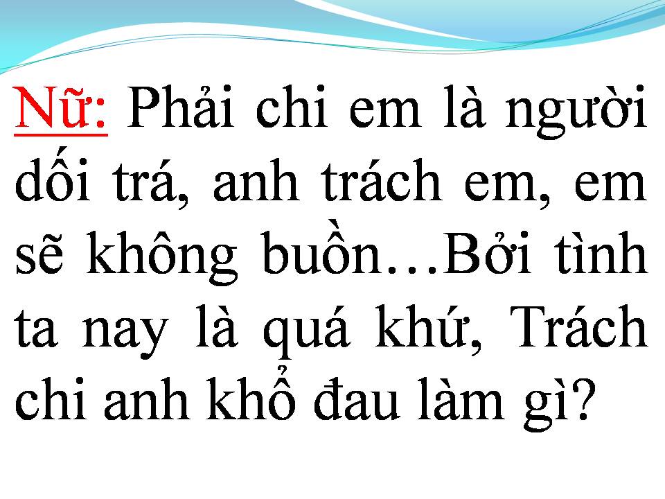 Lời bài hát KHÚC BIỆT LY