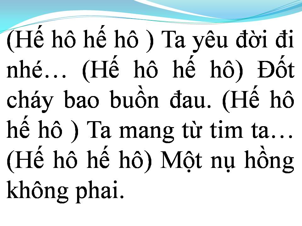 Lời bài hát KHÚC NHẠC VUI