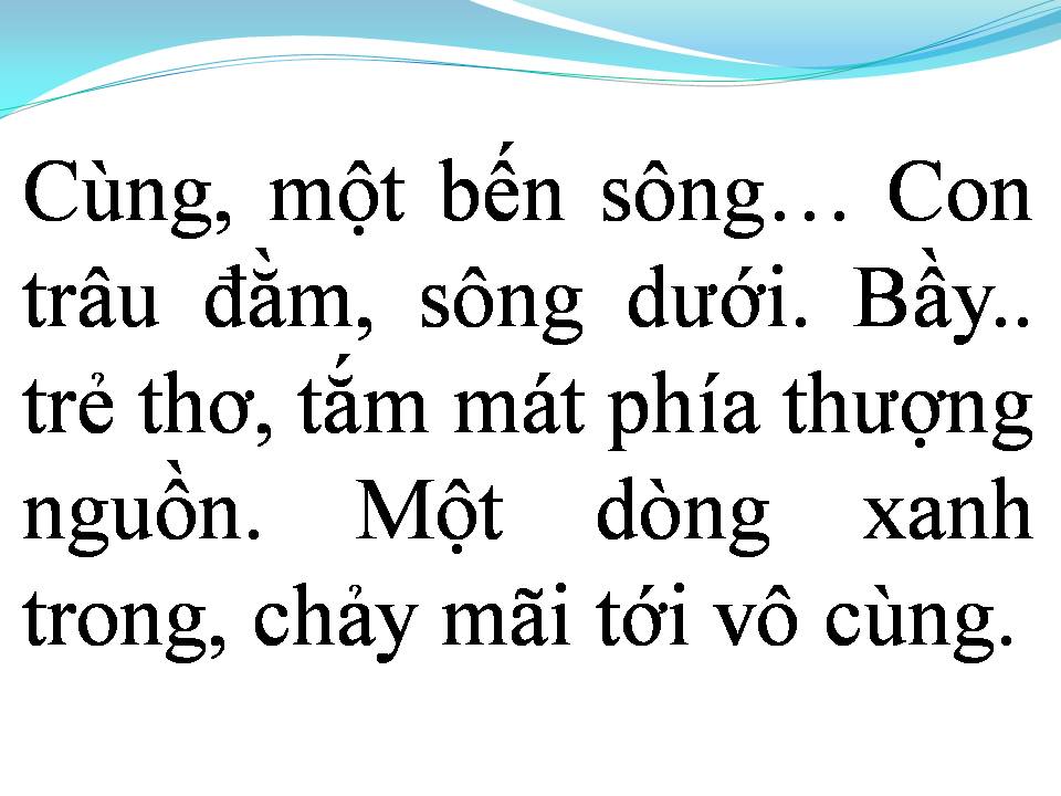 Lời bài hát KHÚC HÁT SÔNG QUÊ