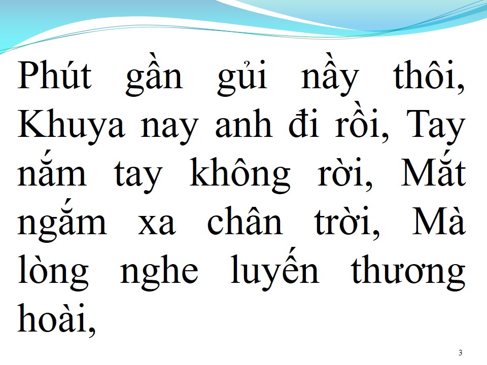 Lời bài hát KHUYA NAY ANH ĐI RỒI