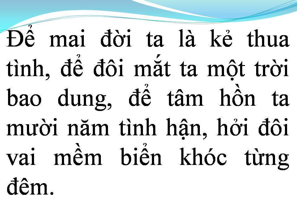 Lời bài hát KẺ ĐAU TÌNH