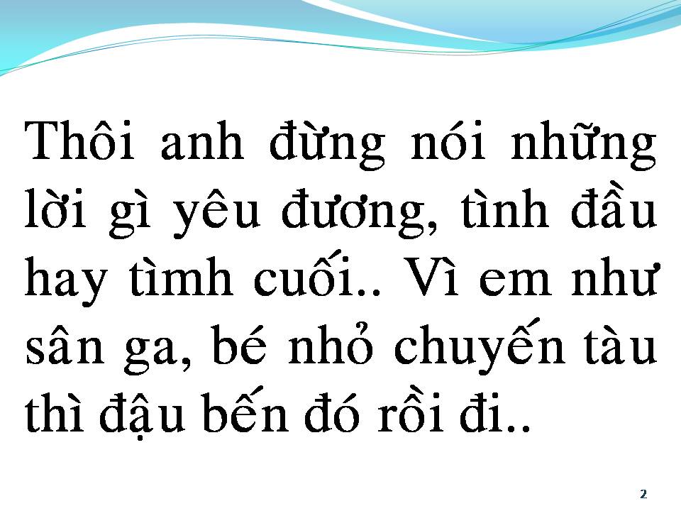 Lời bài hát KẺ ĐẾN SAU