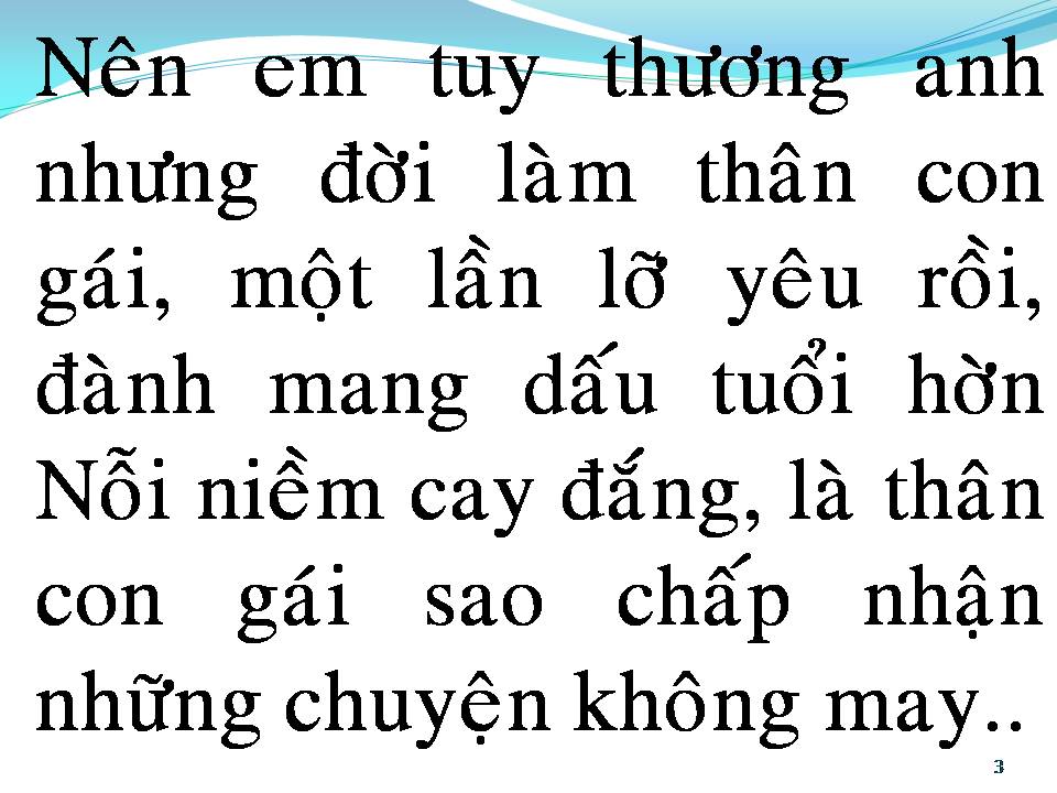 Lời bài hát KẺ ĐẾN SAU