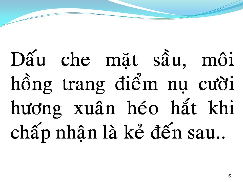 Lời bài hát KẺ ĐẾN SAU