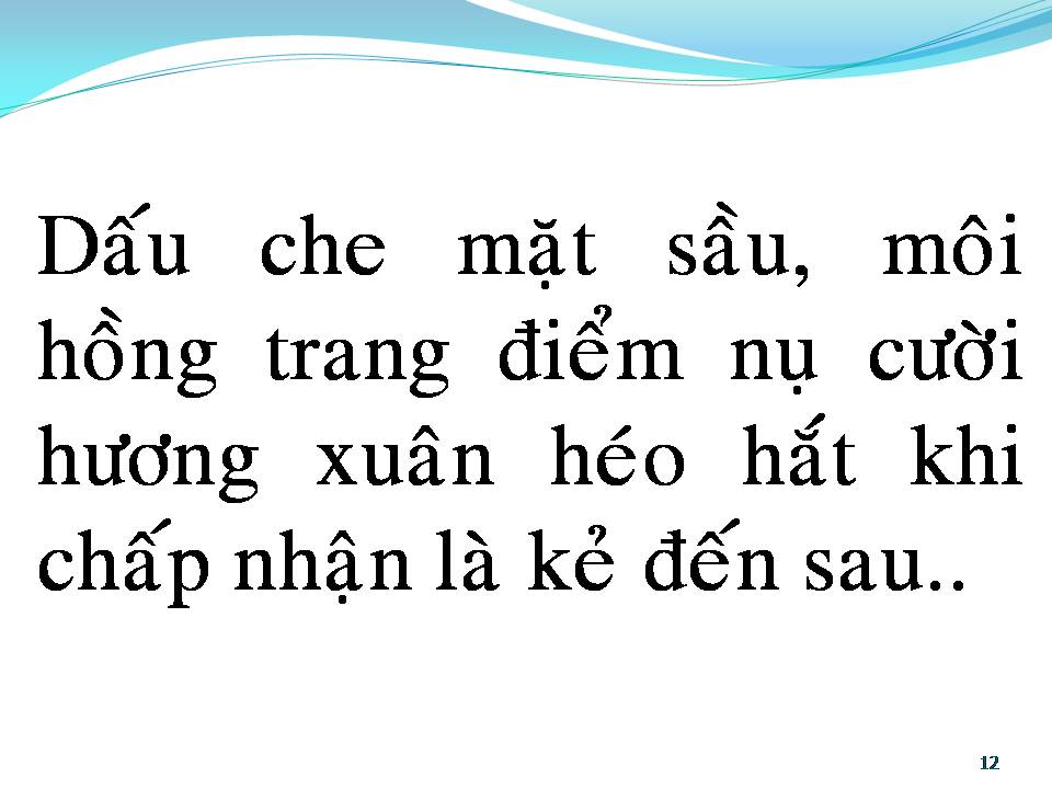 Lời bài hát KẺ ĐẾN SAU