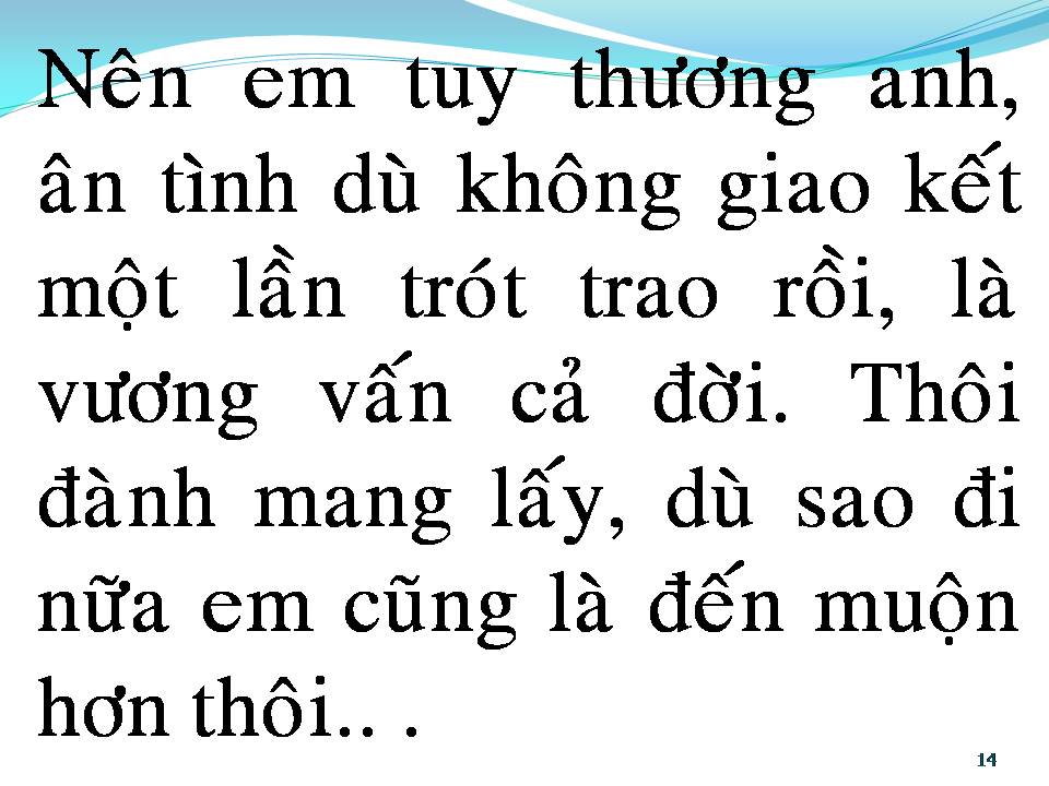 Lời bài hát KẺ ĐẾN SAU