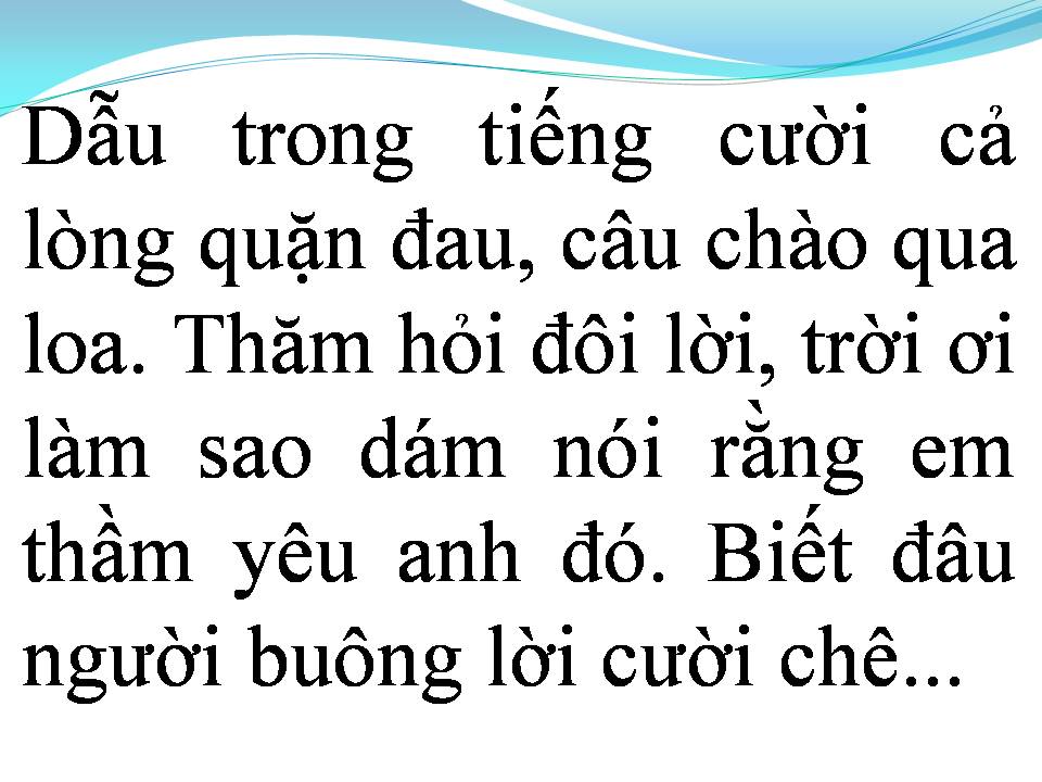 Lời bài hát KẺ YÊU THẦM
