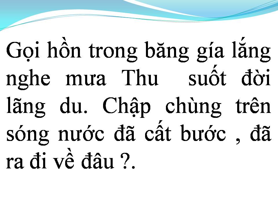 Lời bài hát KIẾP DU CA