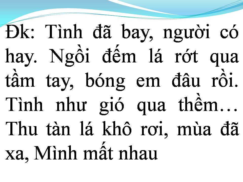 Lời bài hát KIÊP RONG BUỒN