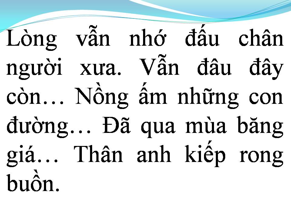 Lời bài hát KIÊP RONG BUỒN