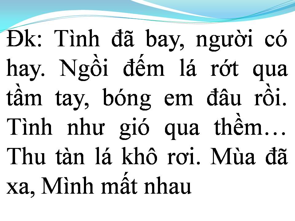 Lời bài hát KIÊP RONG BUỒN