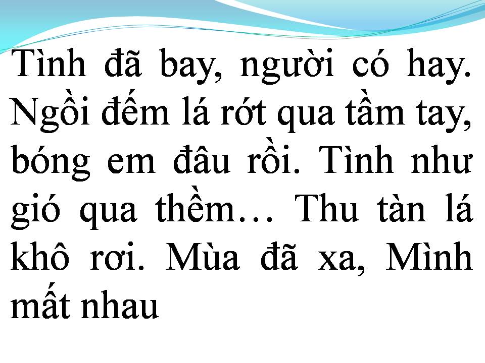 Lời bài hát KIÊP RONG BUỒN