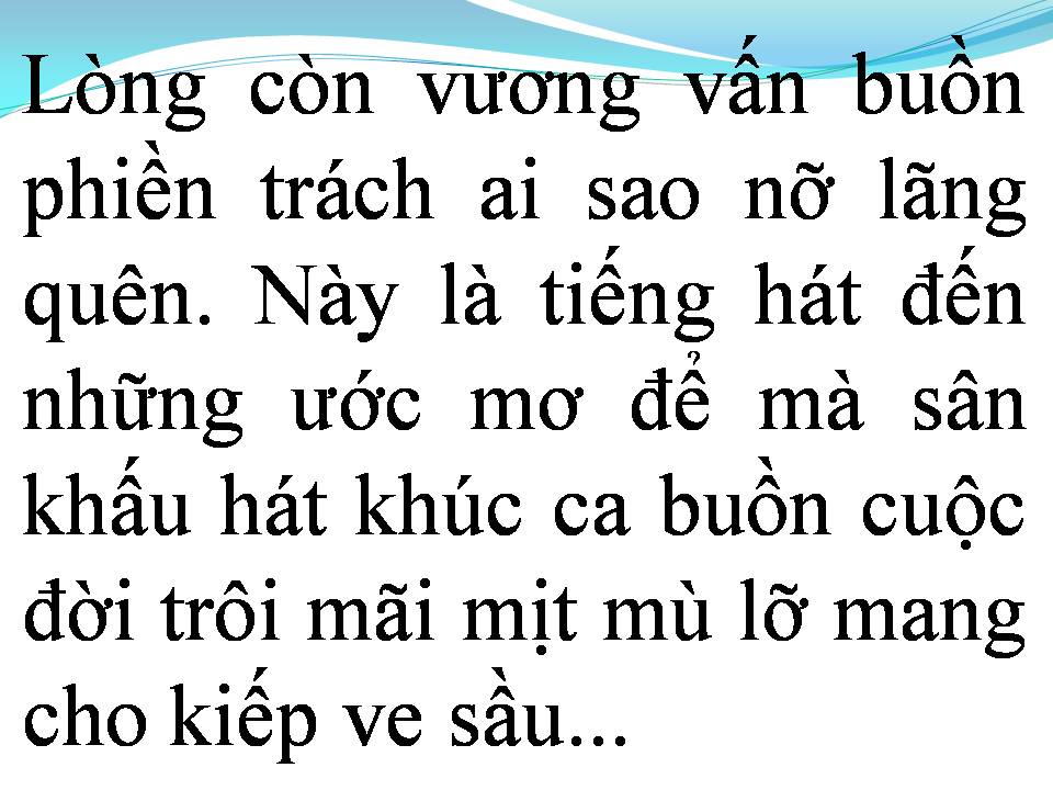 Lời bài hát KIẾP VE SẦU 2