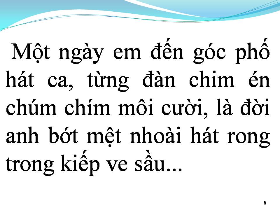 Lời bài hát KIẾP VE SẦU 