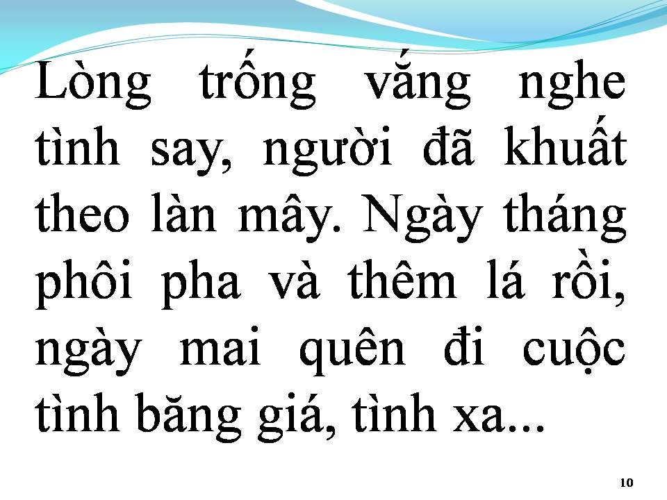 Lời bài hát KỶ NIỆM BỎ QUÊN