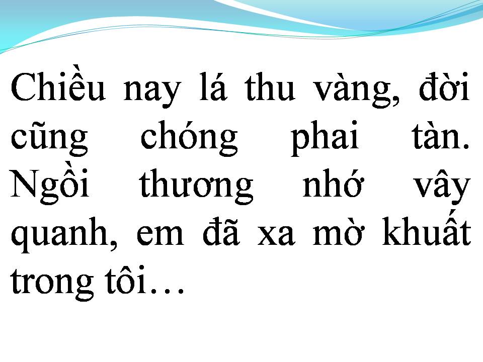 Lời bài hát KỶ NIỆM TRONG TÔI