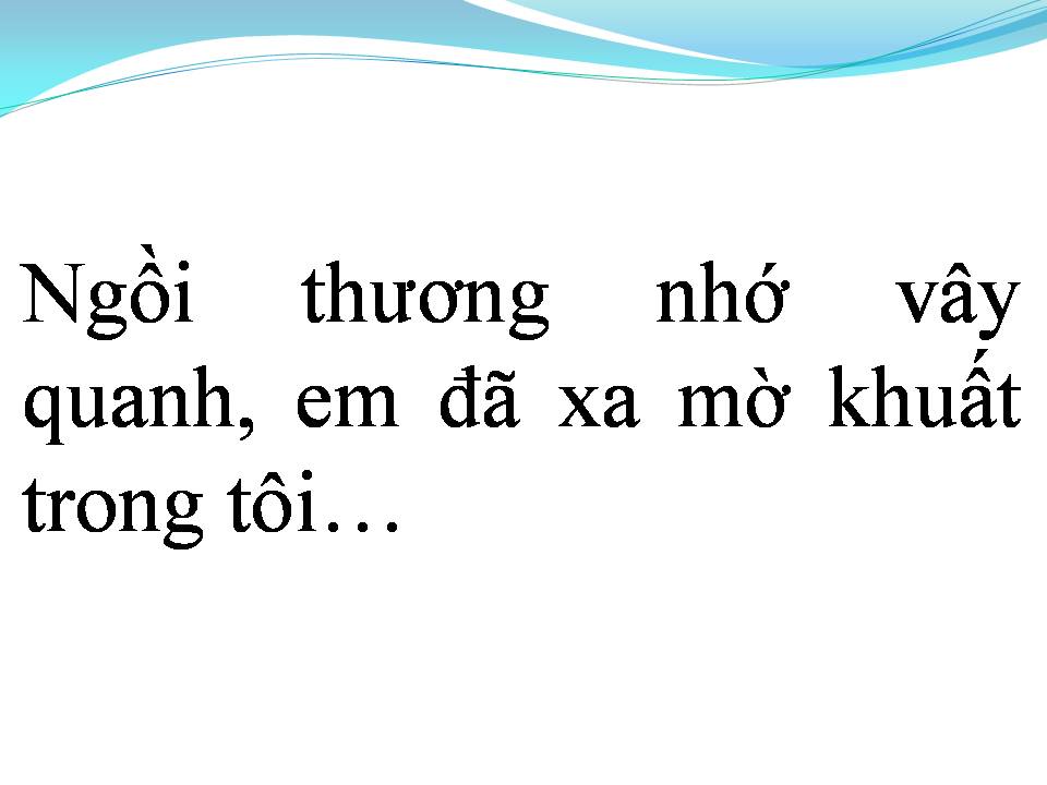 Lời bài hát KỶ NIỆM TRONG TÔI