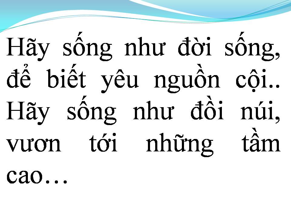Lời bài hát KHÁT VỌNG