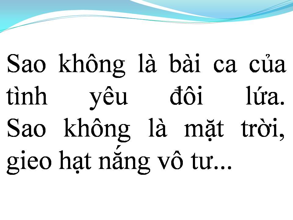 Lời bài hát KHÁT VỌNG