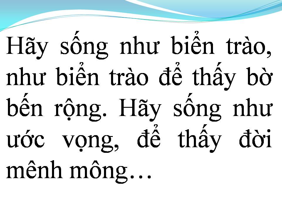 Lời bài hát KHÁT VỌNG