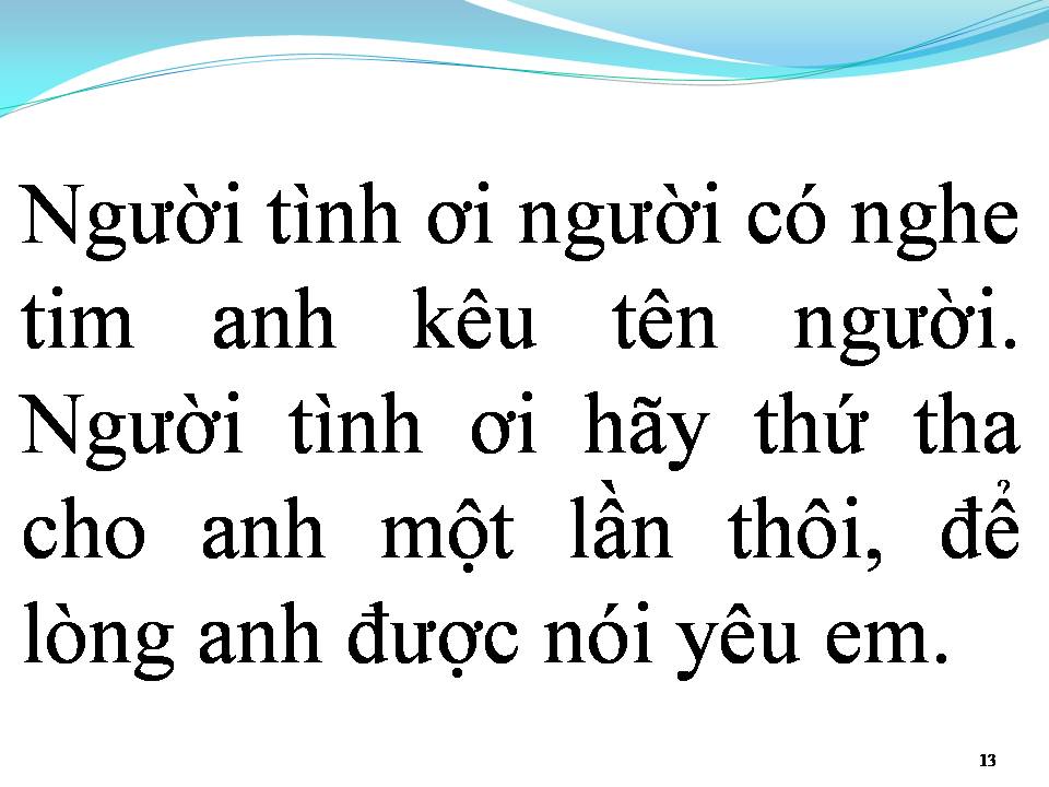 Lời bài hát KHI CON TIM LÊN TIẾNG
