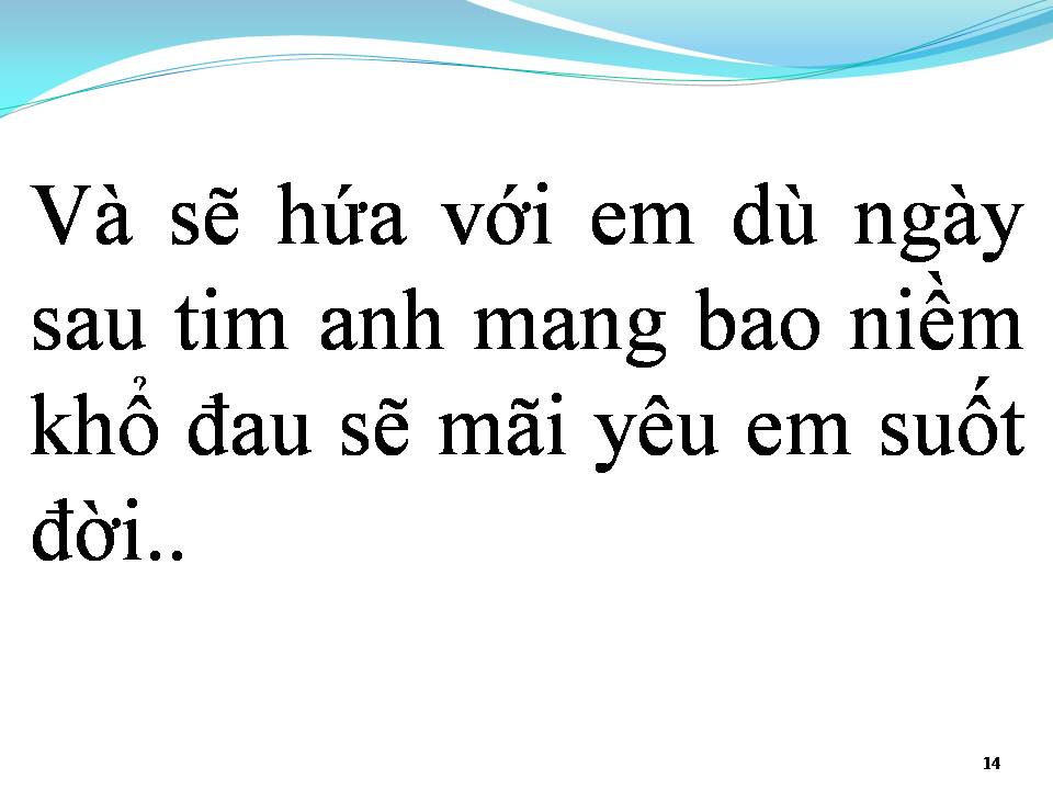 Lời bài hát KHI CON TIM LÊN TIẾNG
