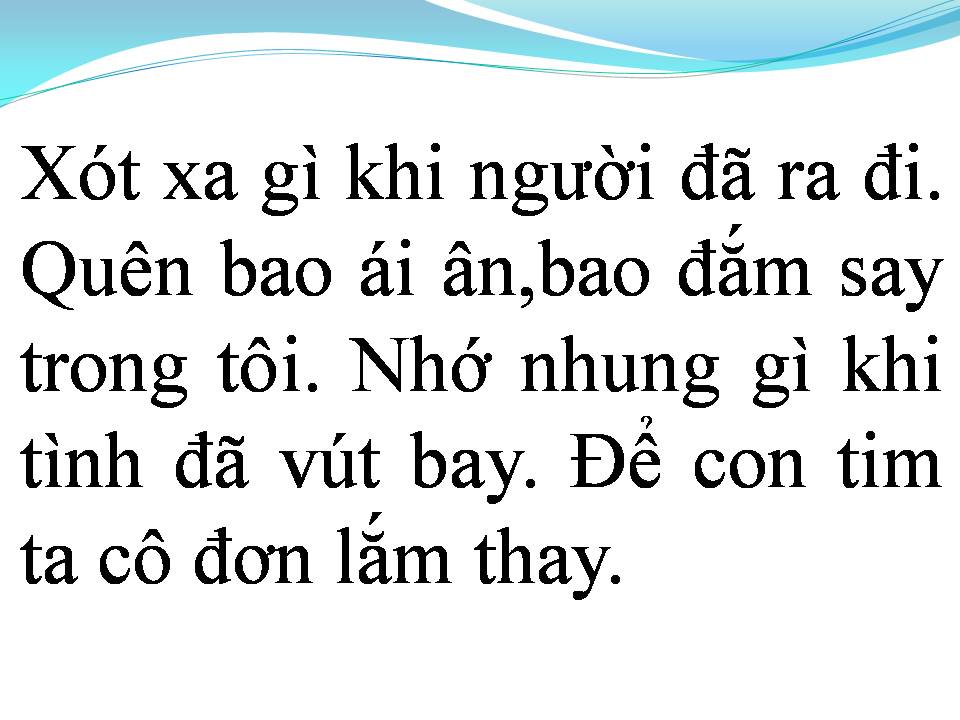 Lời bài hát KHI EM RA ĐI