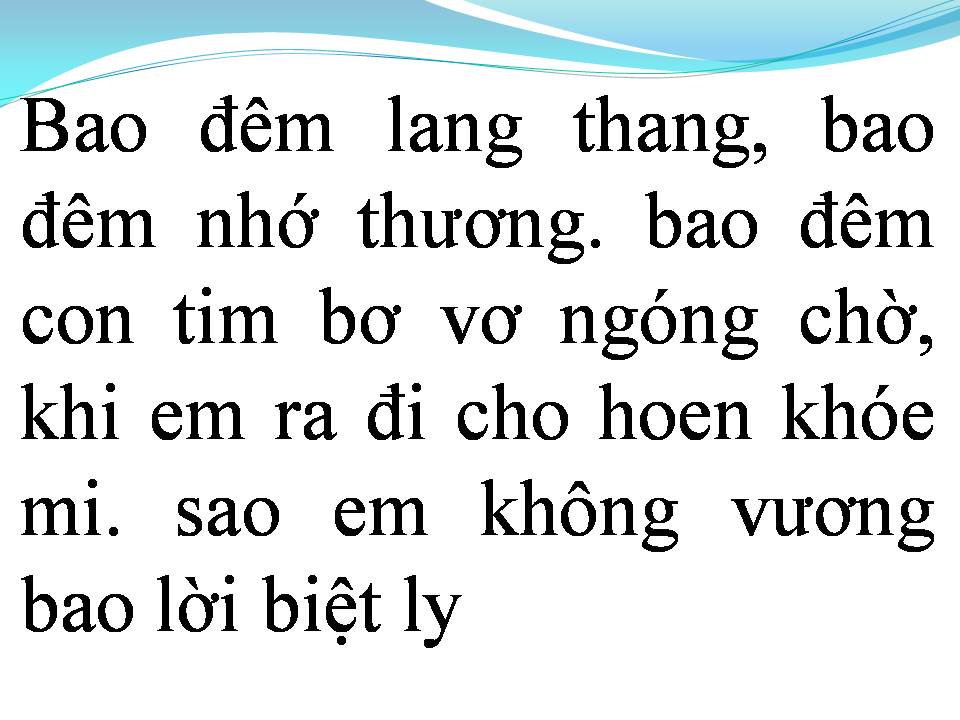 Lời bài hát KHI EM RA ĐI
