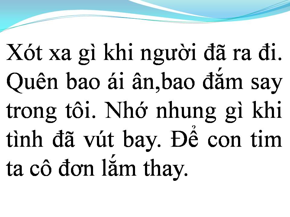 Lời bài hát KHI EM RA ĐI