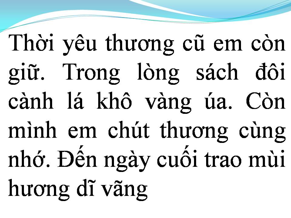 Lời bài hát KHI EM THOÁNG QUA ĐỜI TÔI