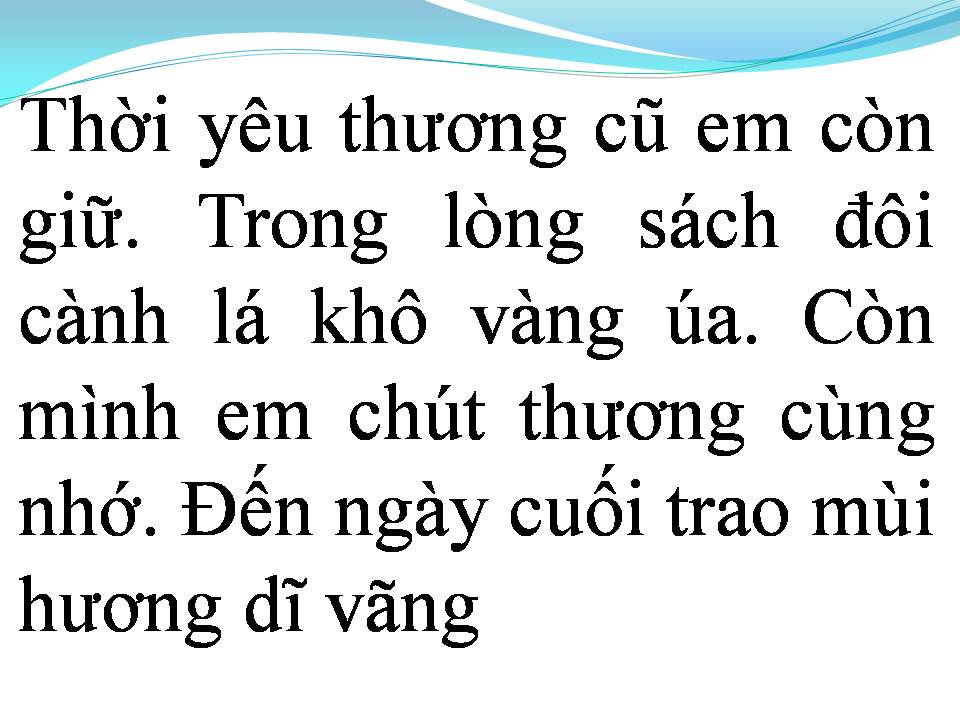 Lời bài hát KHI EM THOÁNG QUA ĐỜI TÔI