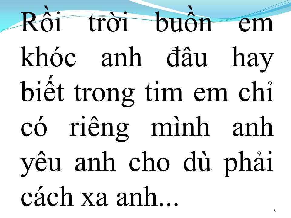Lời bài hát KHI GIẤC MƠ VỀ