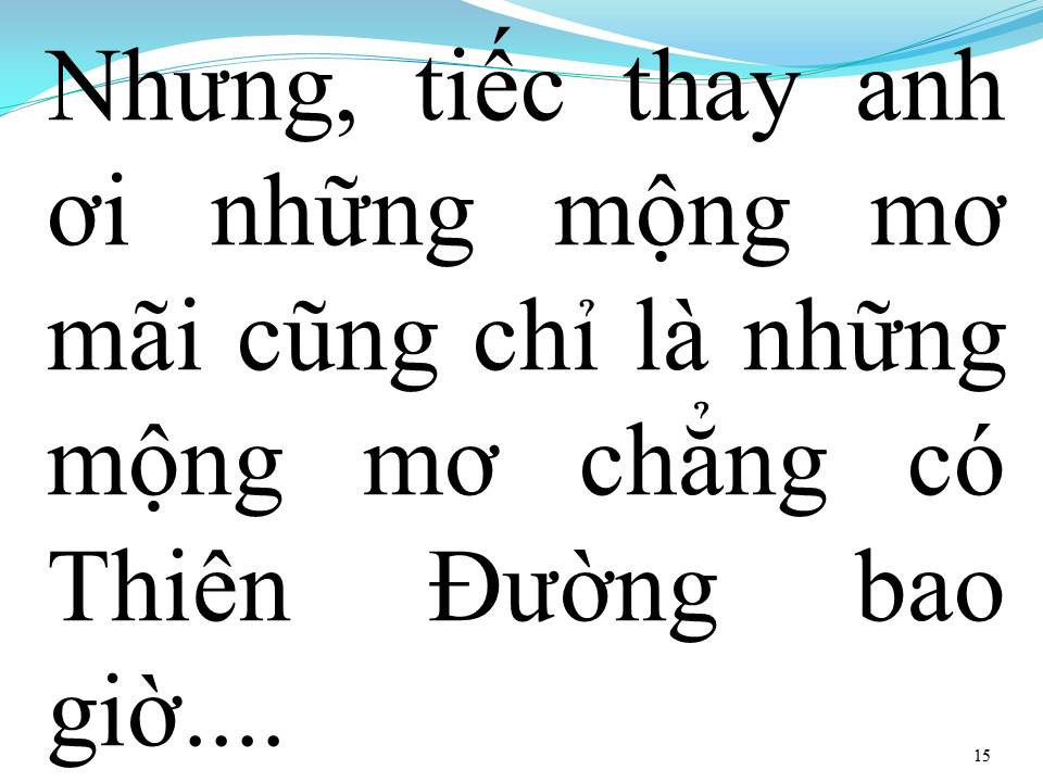 Lời bài hát KHI GIẤC MƠ VỀ
