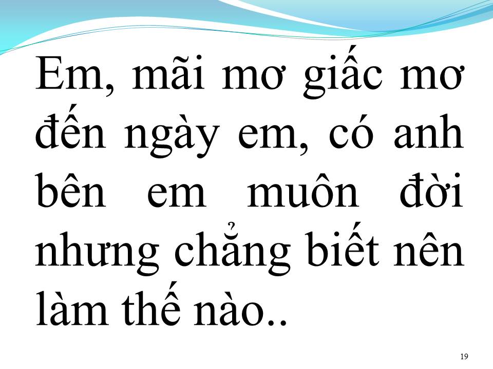 Lời bài hát KHI GIẤC MƠ VỀ