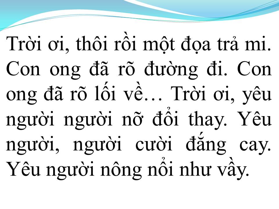 Lời bài hát KHI KHÔNG
