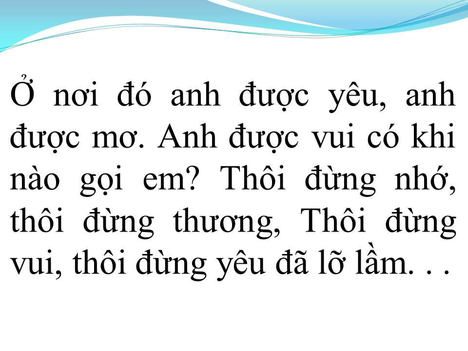 Lời bài hát KHI NÀO EM BUỒN