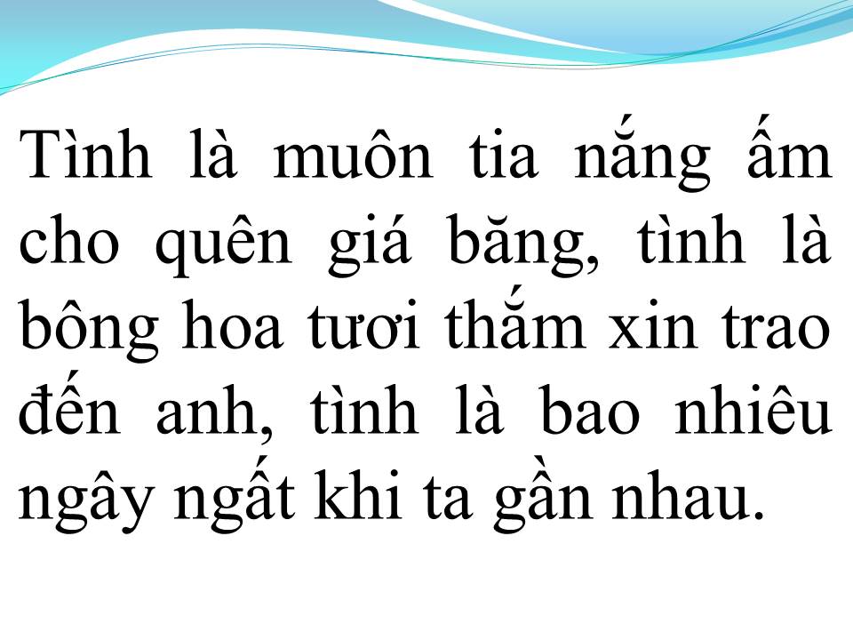 Lời bài hát KHI TA YÊU NHAU