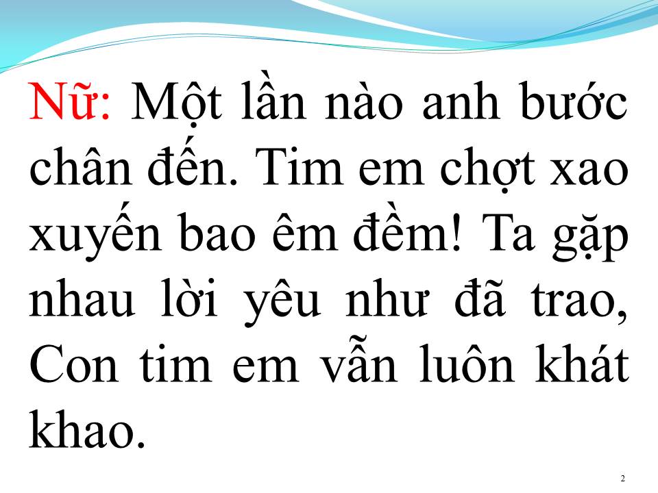 Lời bài hát KHI TÌNH YÊU ĐẾN