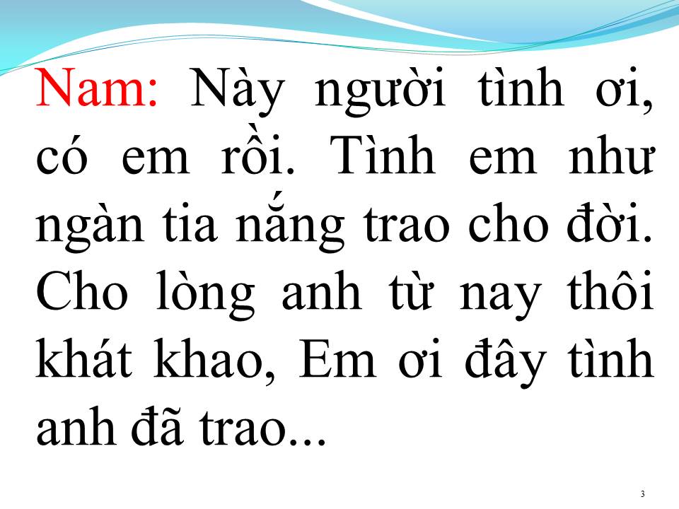 Lời bài hát KHI TÌNH YÊU ĐẾN