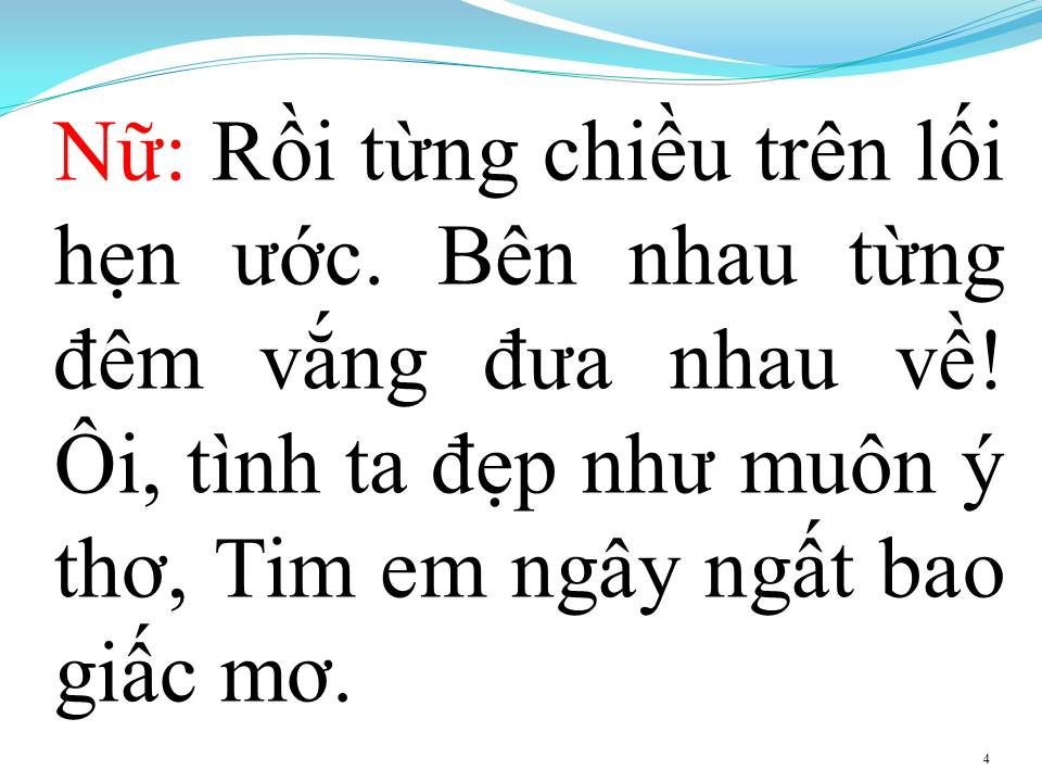 Lời bài hát KHI TÌNH YÊU ĐẾN