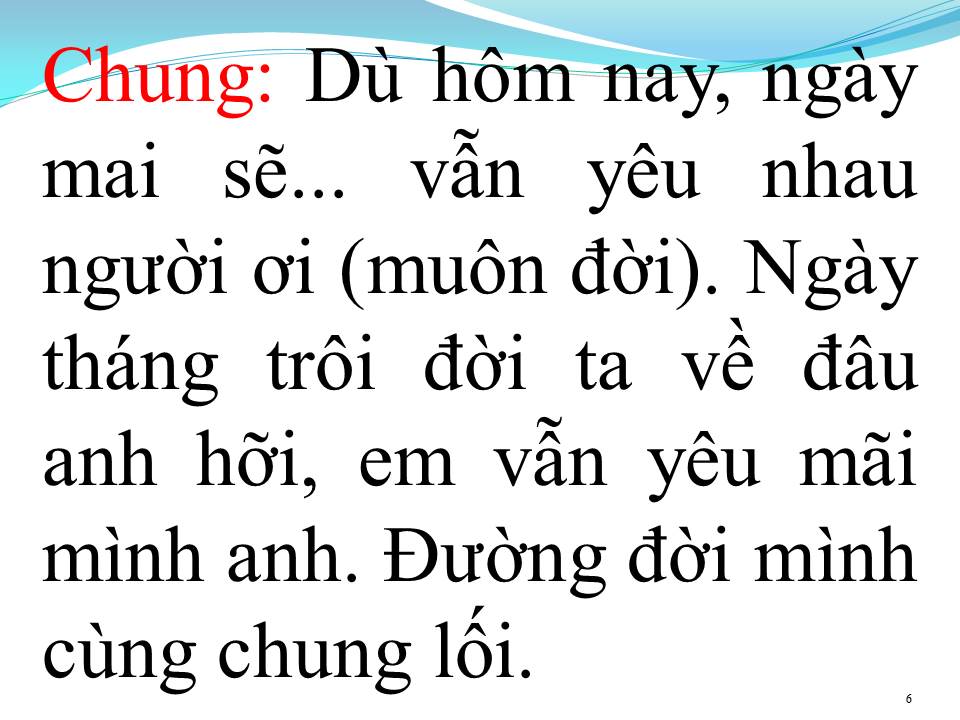 Lời bài hát KHI TÌNH YÊU ĐẾN